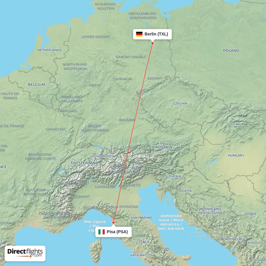 PSA - TXL route map