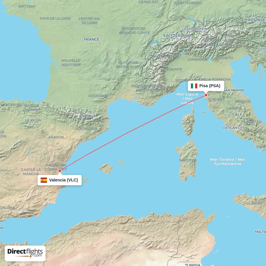 PSA - VLC route map