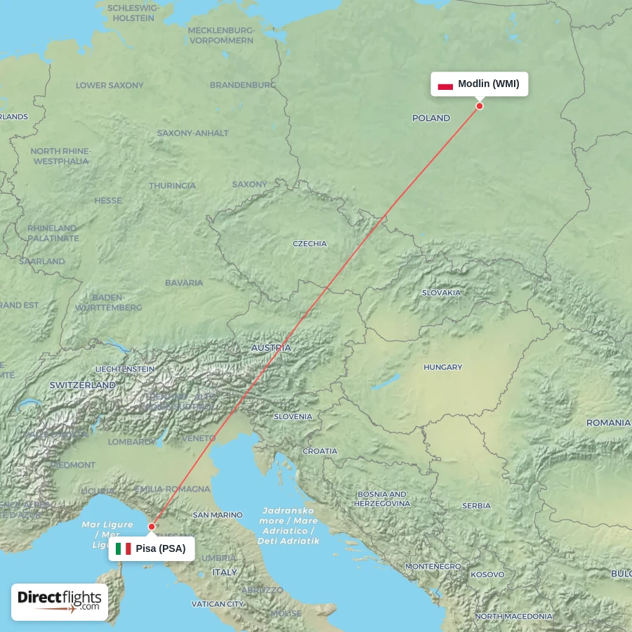 PSA - WMI route map