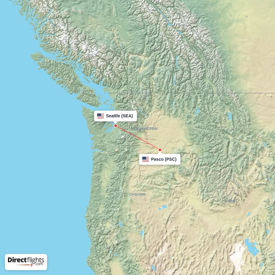 PSC - SEA route map