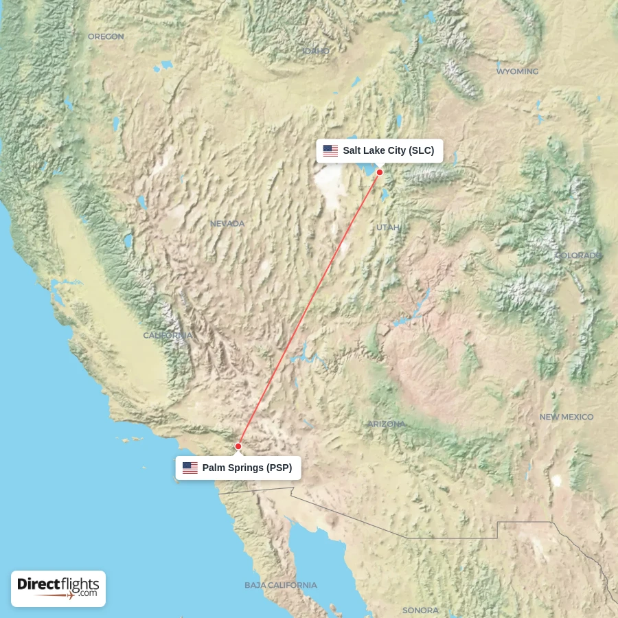 PSP - SLC route map