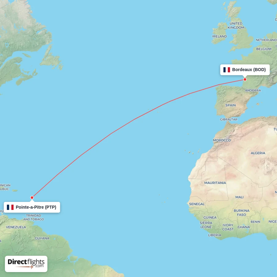 PTP - BOD route map