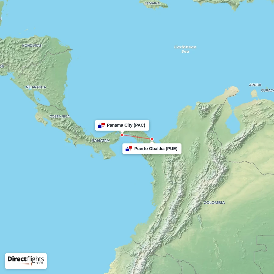 PUE - PAC route map