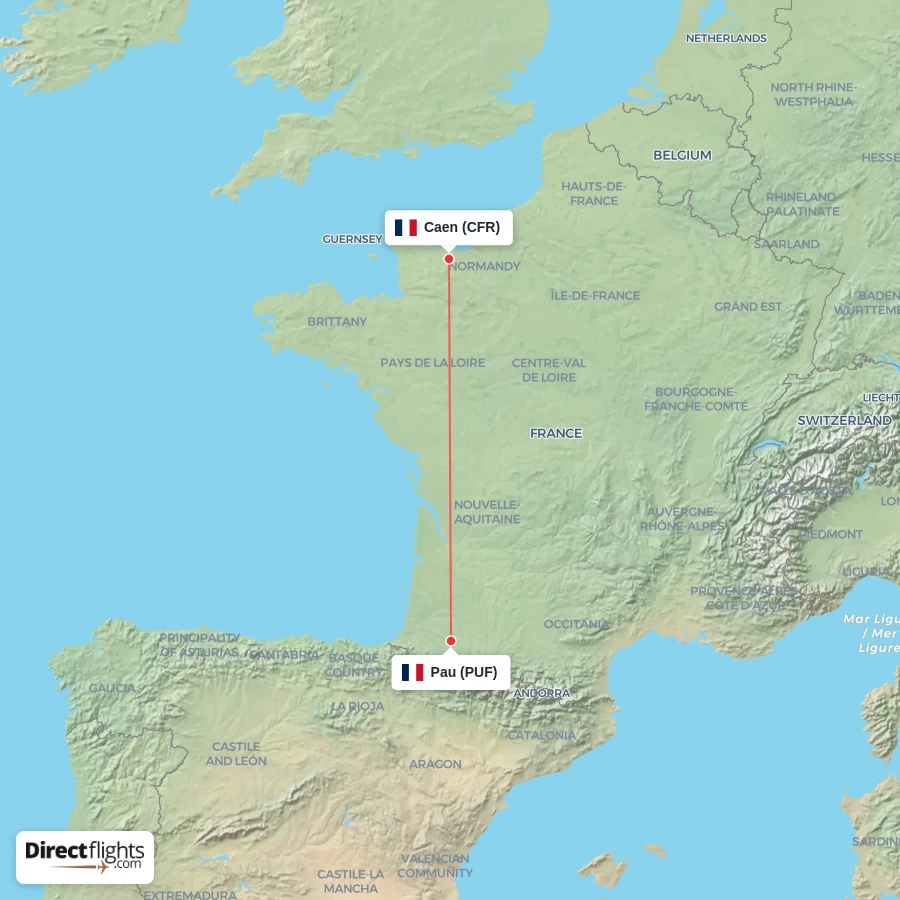 PUF - CFR route map