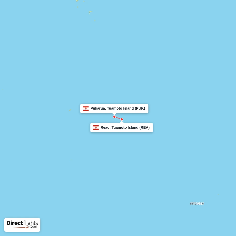 PUK - REA route map