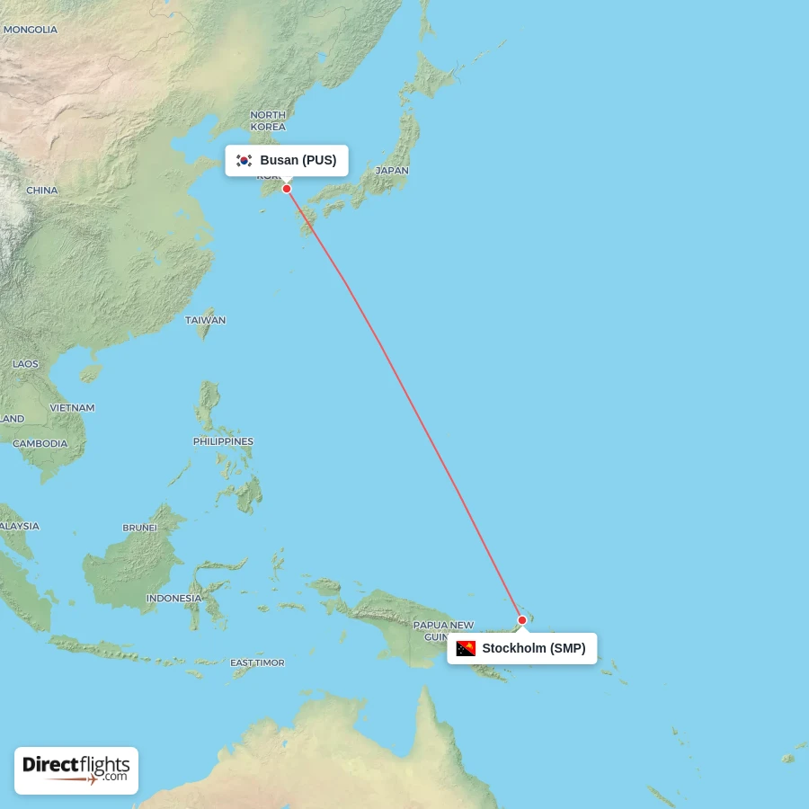PUS - SMP route map