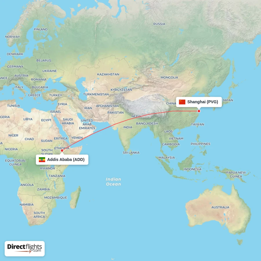 PVG - ADD route map