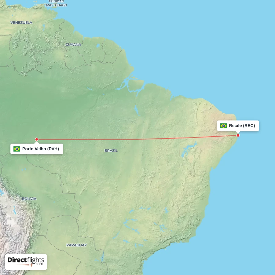 PVH - REC route map