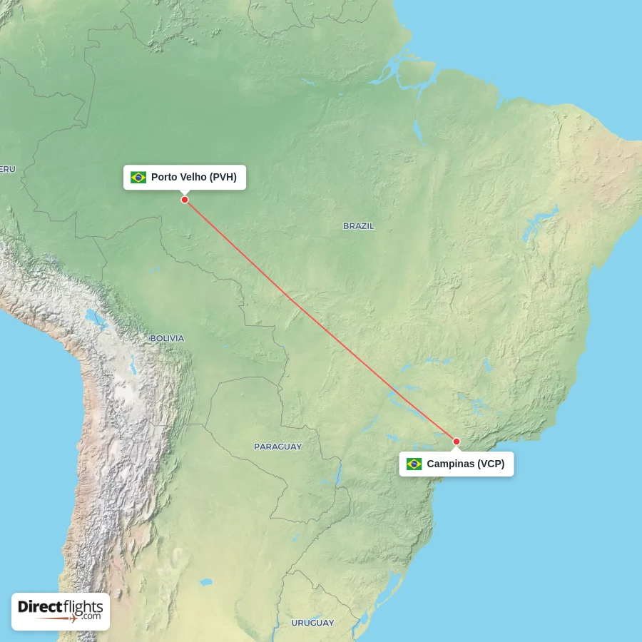 PVH - VCP route map