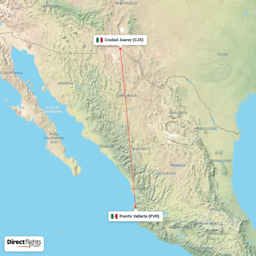 PVR - CJS route map