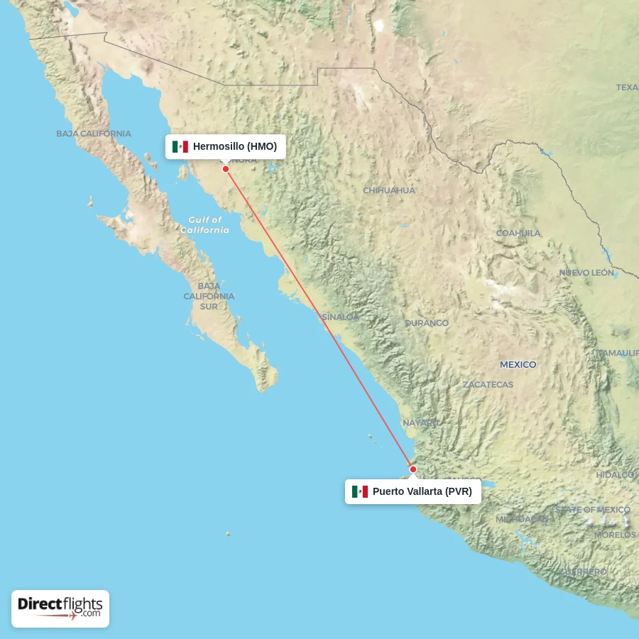 PVR - HMO route map
