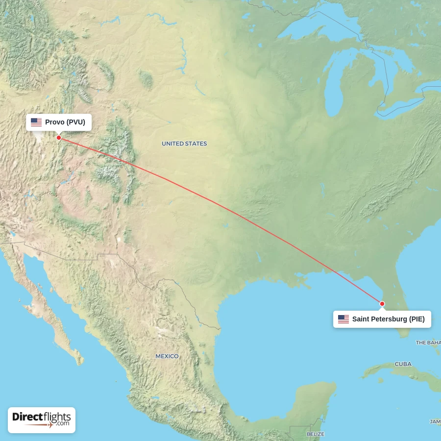 PVU - PIE route map