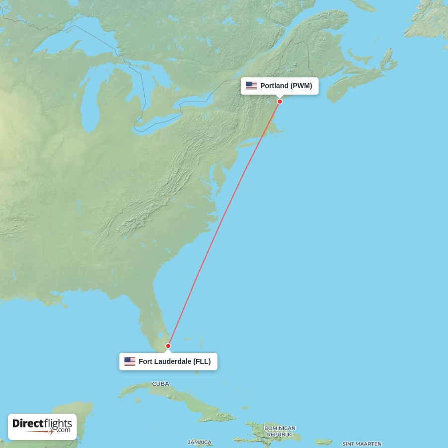 PWM - FLL route map