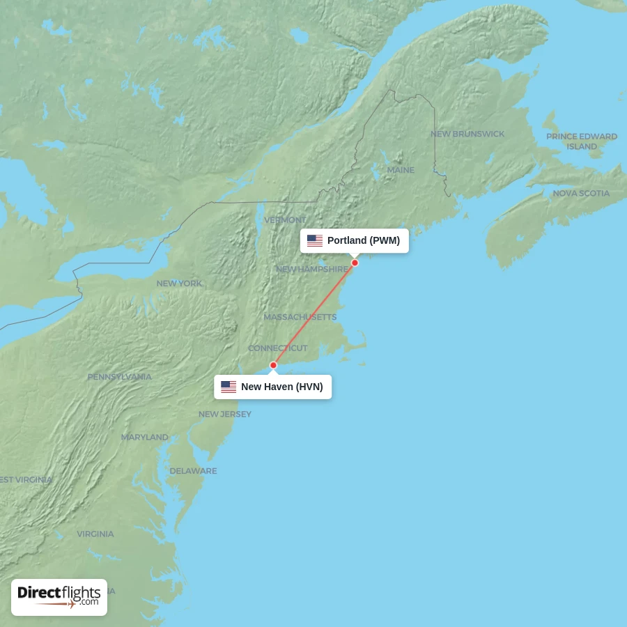 PWM - HVN route map