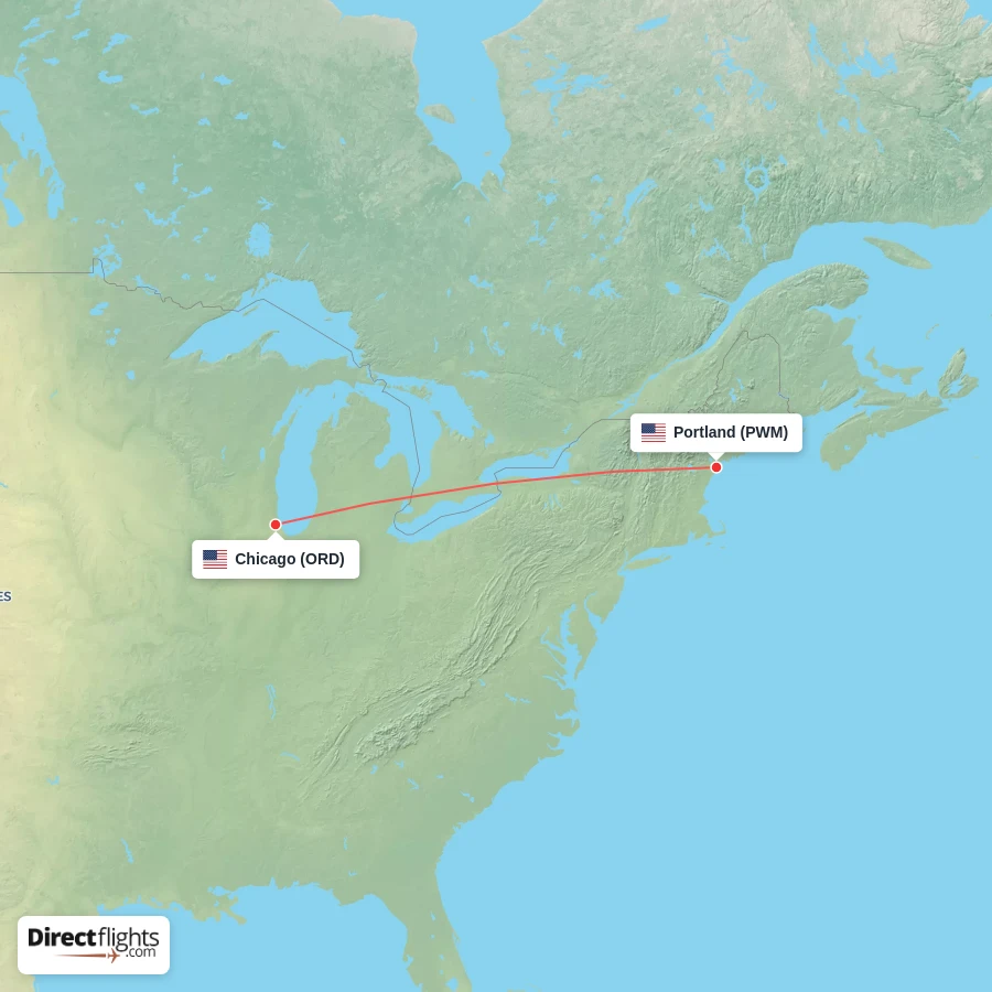 PWM - ORD route map