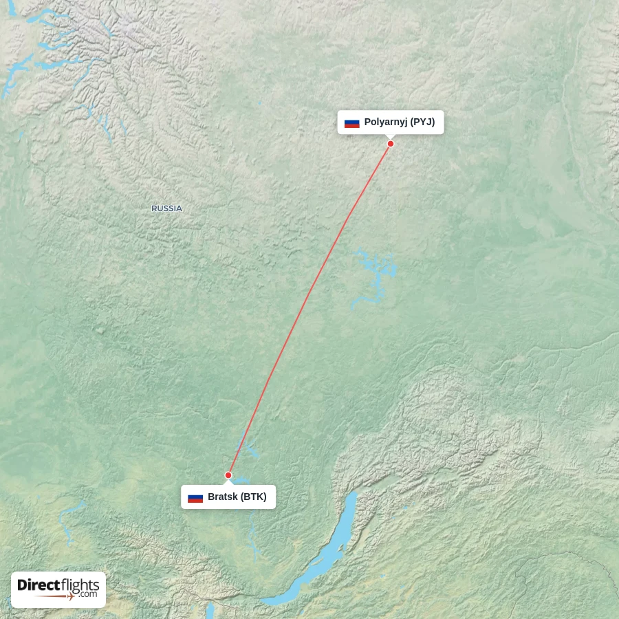 PYJ - BTK route map