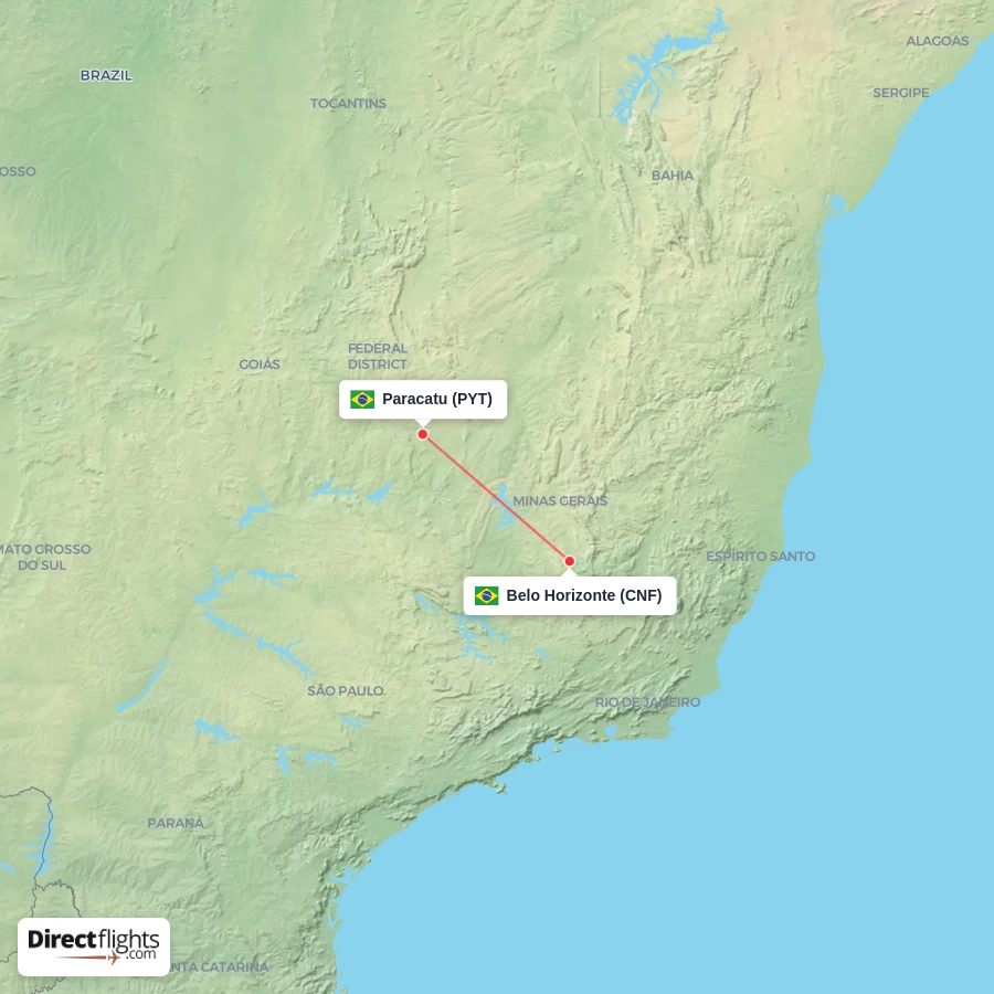 PYT - CNF route map
