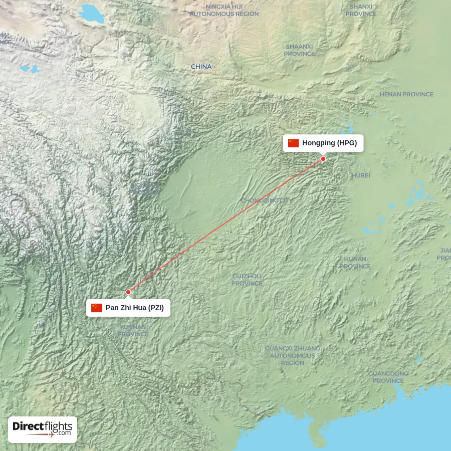 PZI - HPG route map