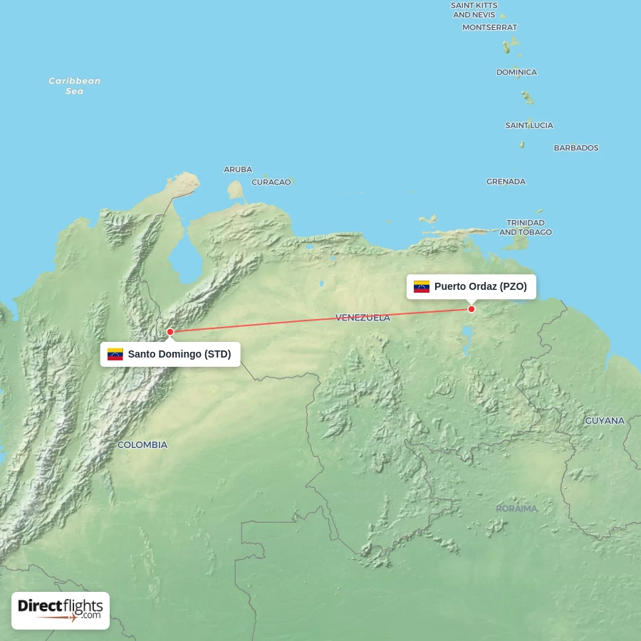 PZO - STD route map