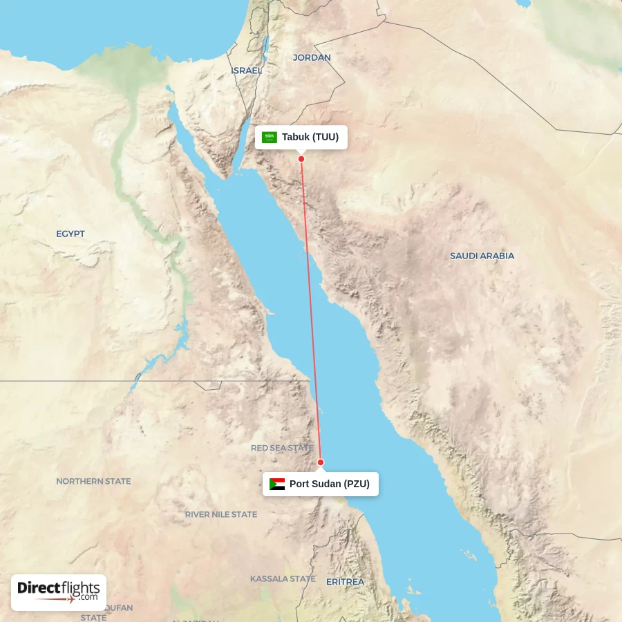 PZU - TUU route map