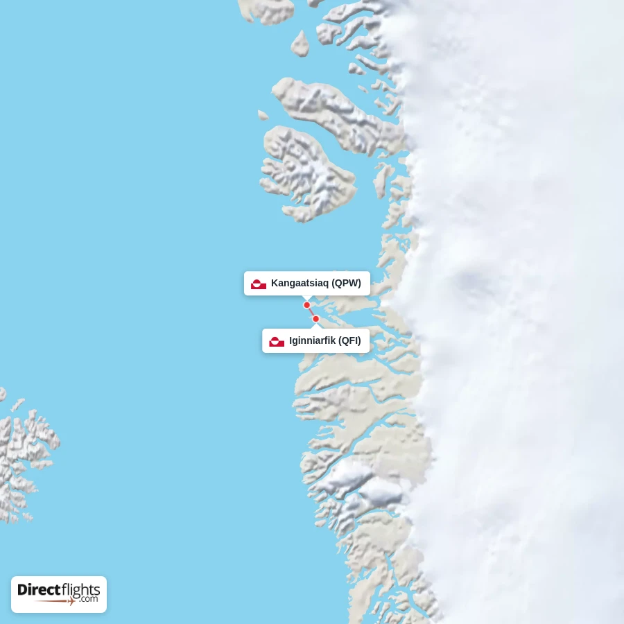 QFI - QPW route map