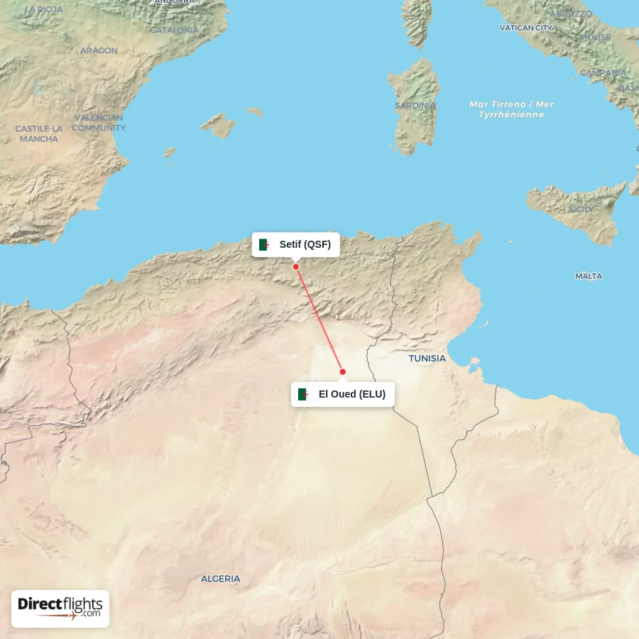 QSF - ELU route map