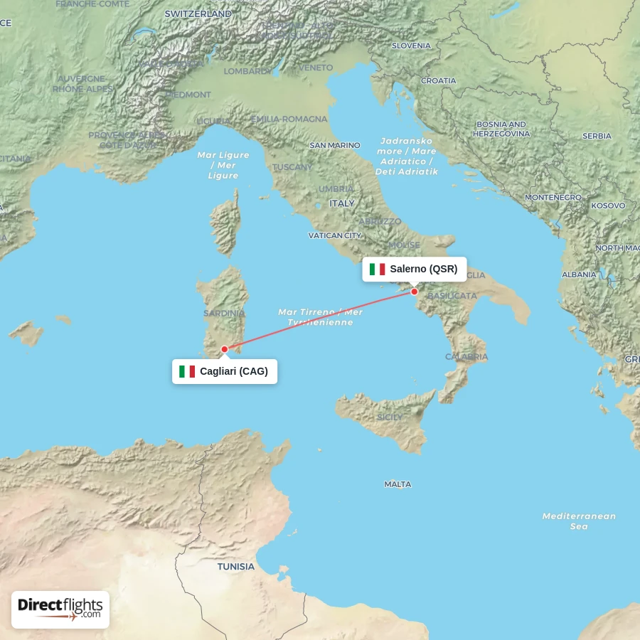 QSR - CAG route map