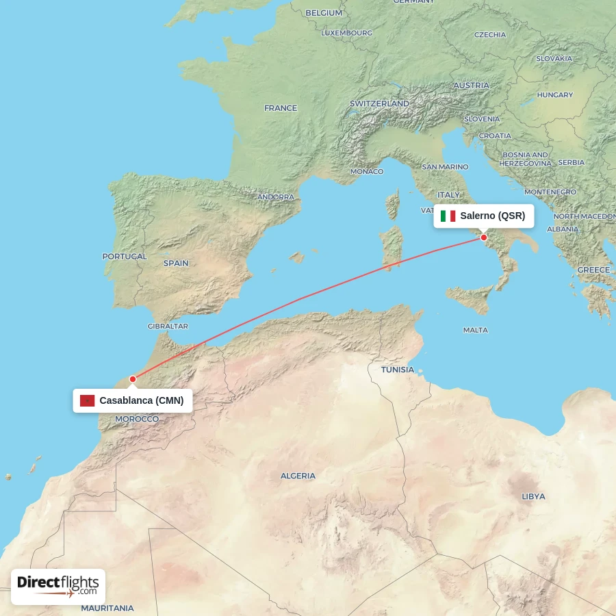 QSR - CMN route map