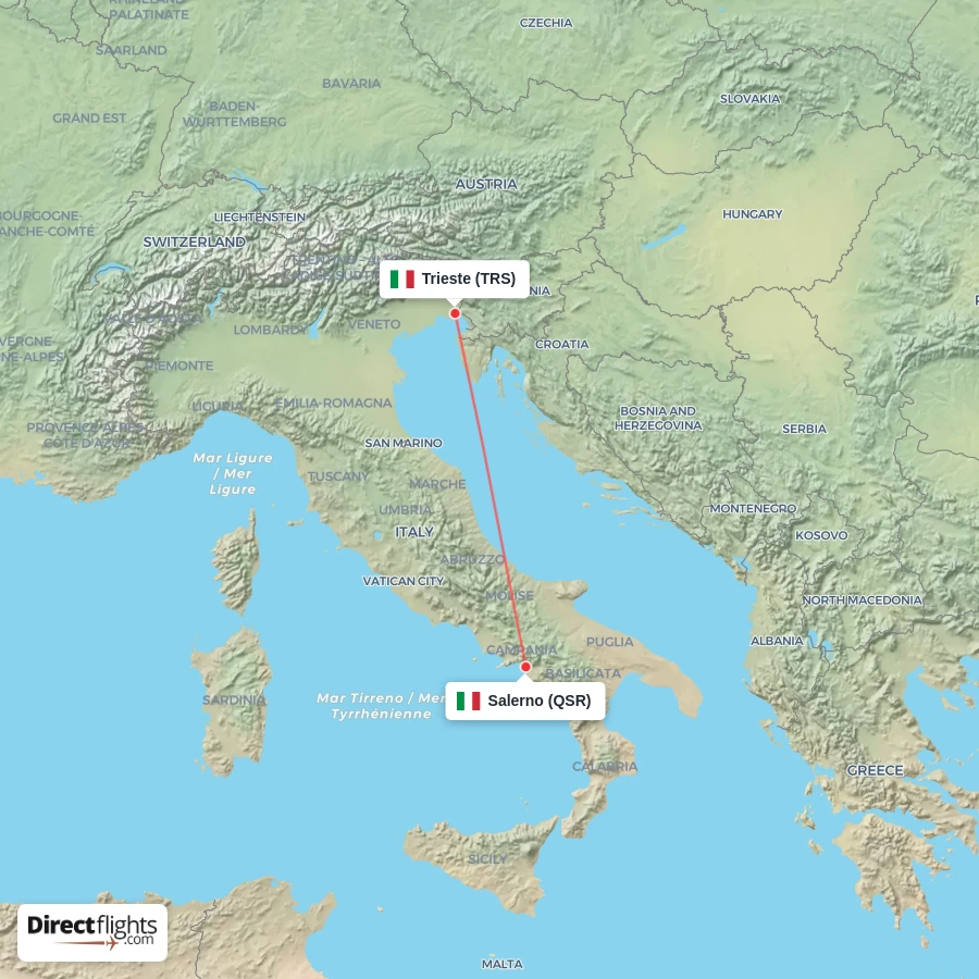QSR - TRS route map