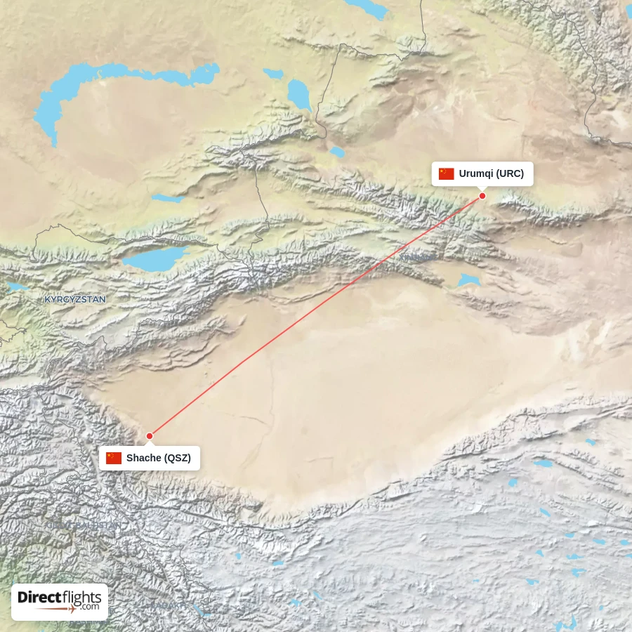 QSZ - URC route map