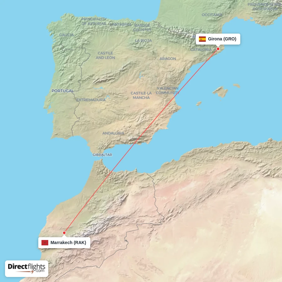 RAK - GRO route map