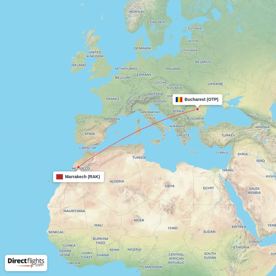 RAK - OTP route map