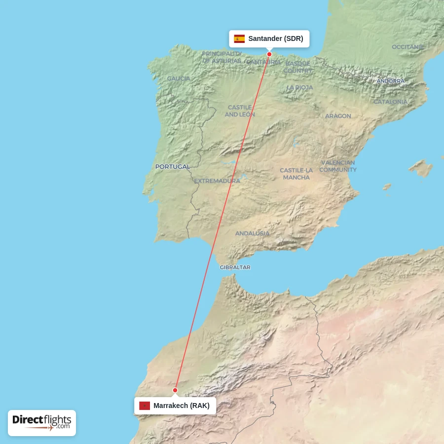 RAK - SDR route map