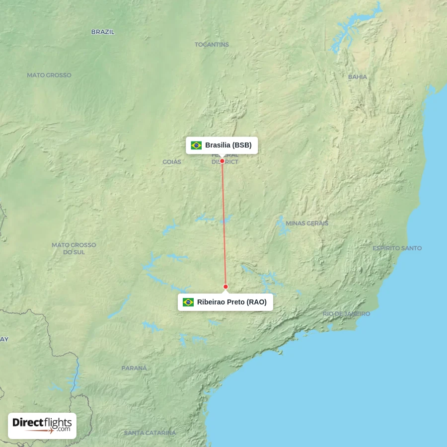 RAO - BSB route map