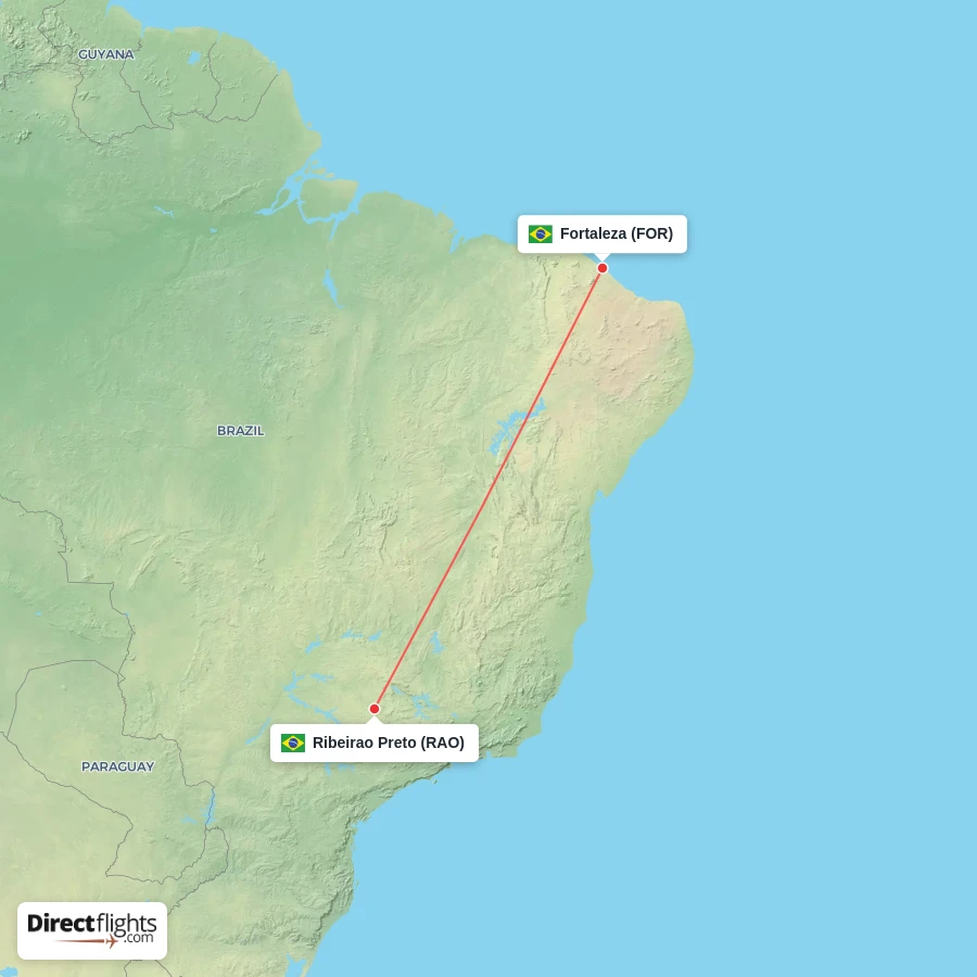 RAO - FOR route map