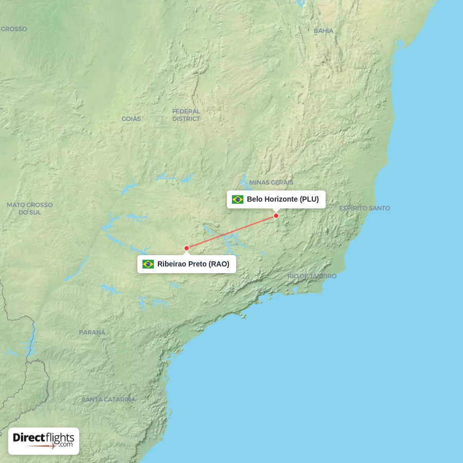 RAO - PLU route map