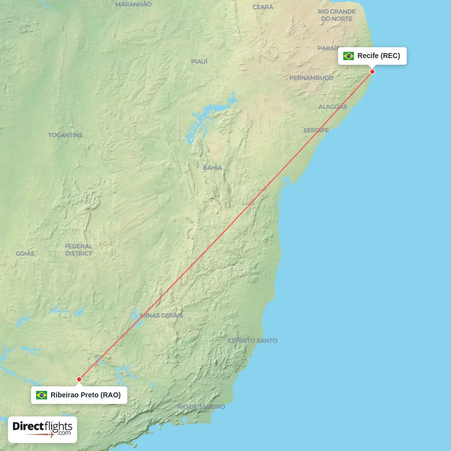 RAO - REC route map