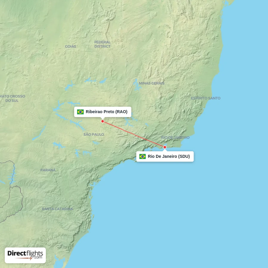 RAO - SDU route map