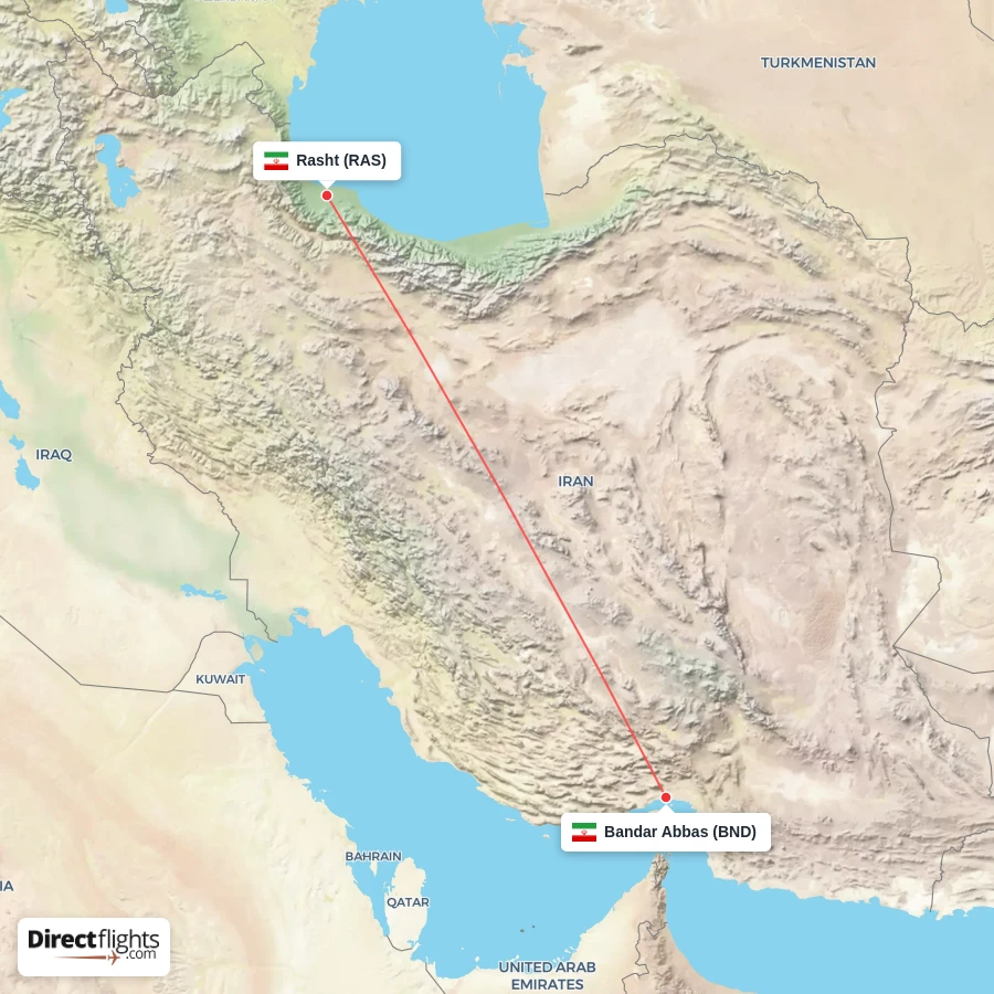 RAS - BND route map