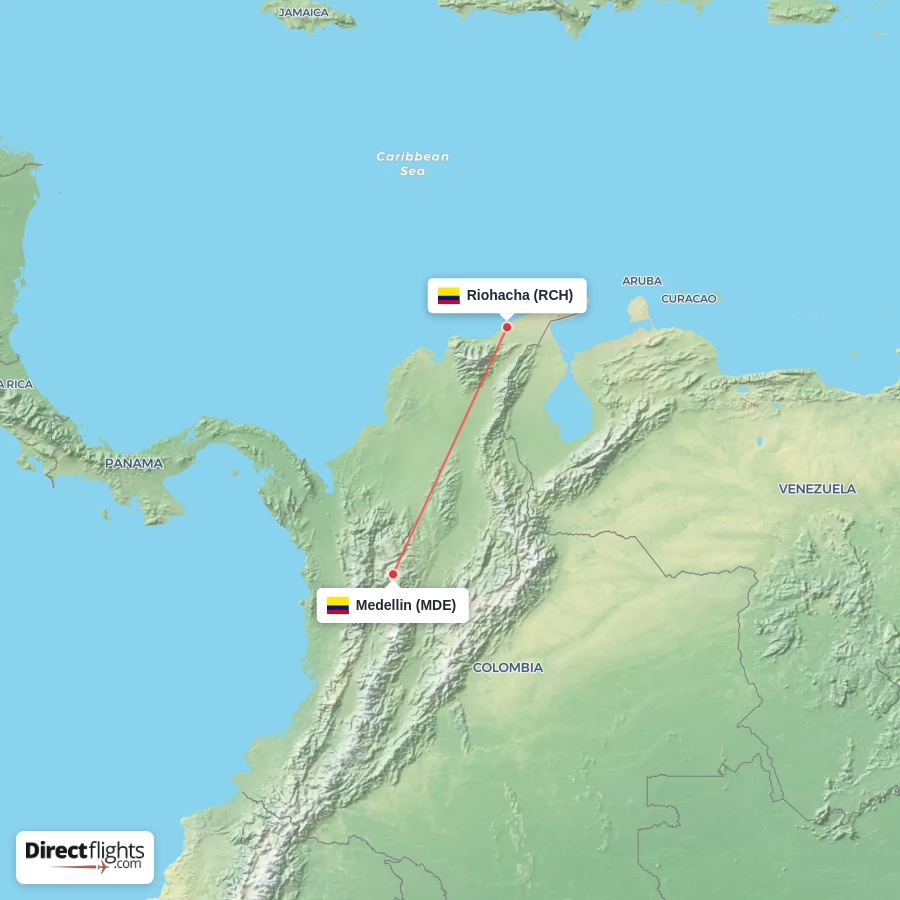 RCH - MDE route map