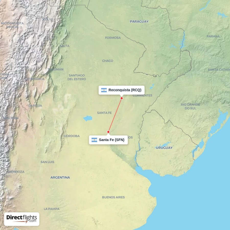 RCQ - SFN route map