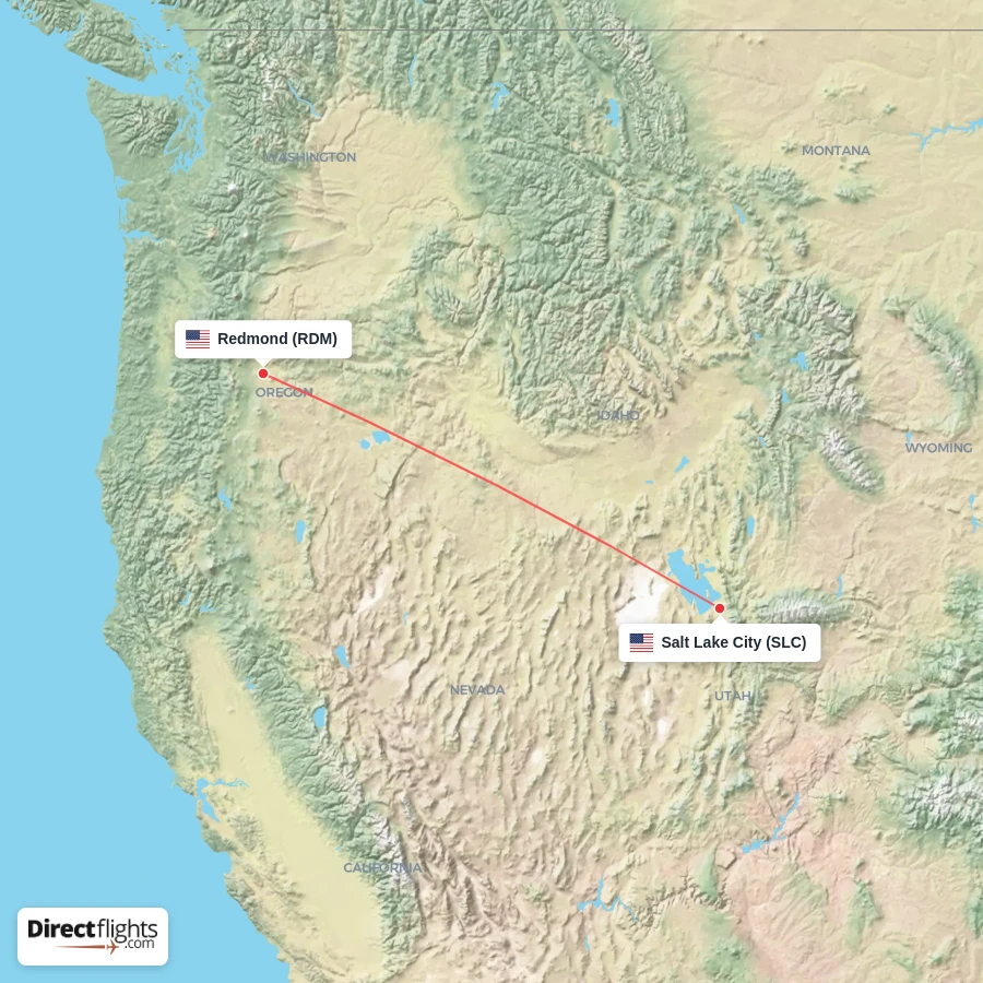 RDM - SLC route map