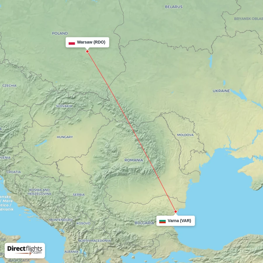 RDO - VAR route map