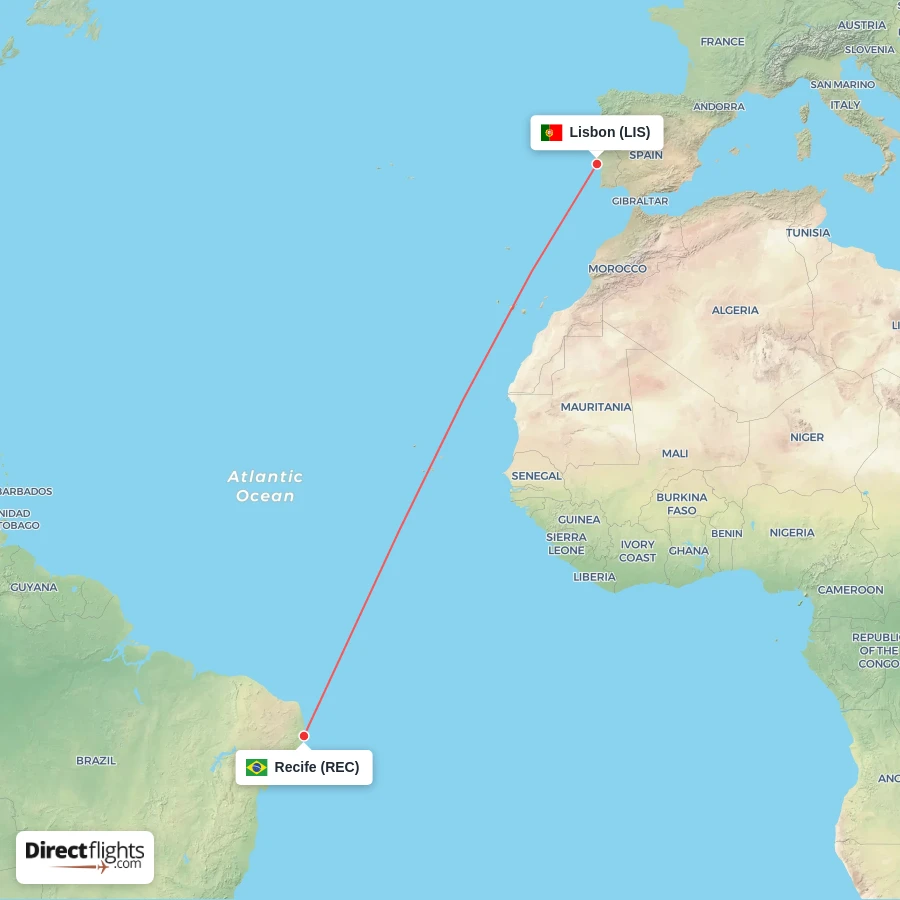 REC - LIS route map