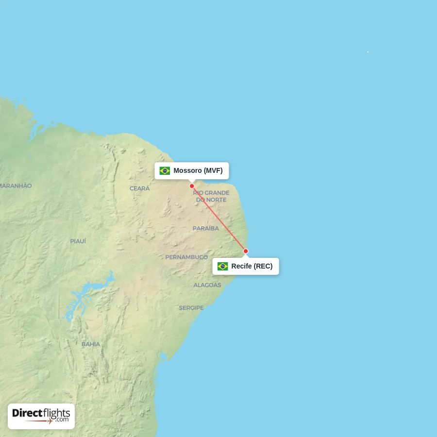 REC - MVF route map
