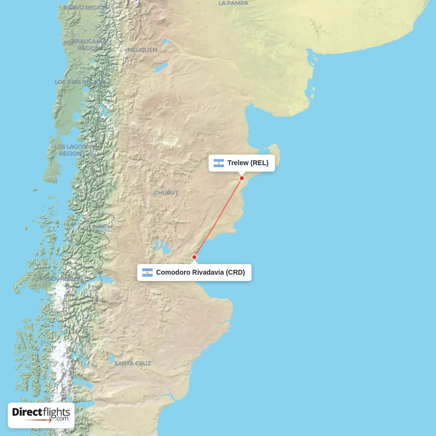 REL - CRD route map