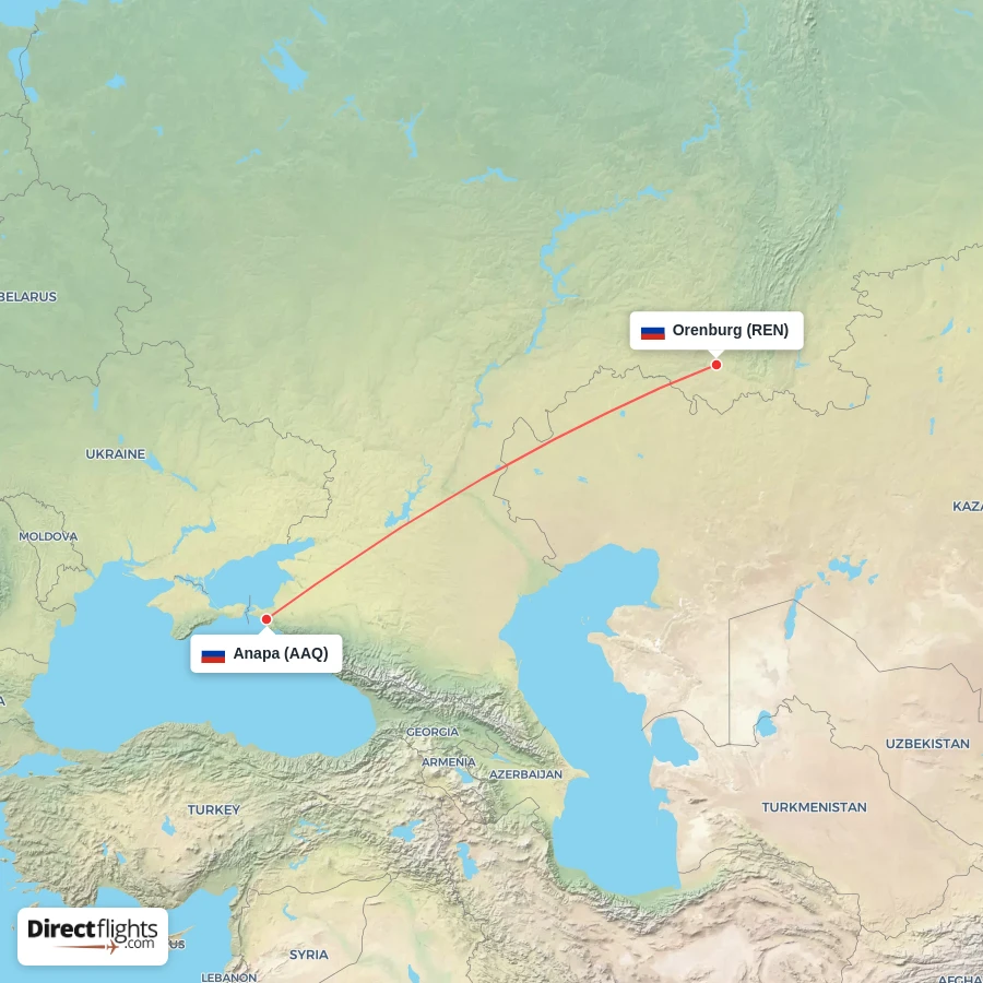 REN - AAQ route map