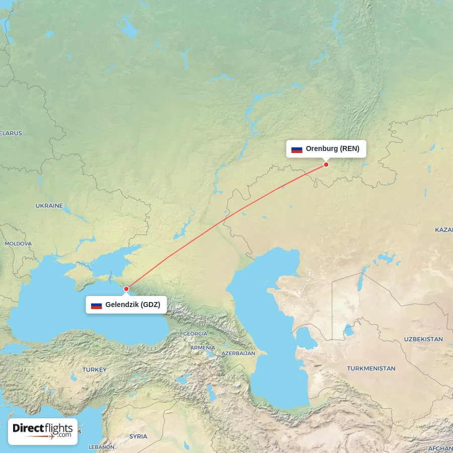 REN - GDZ route map