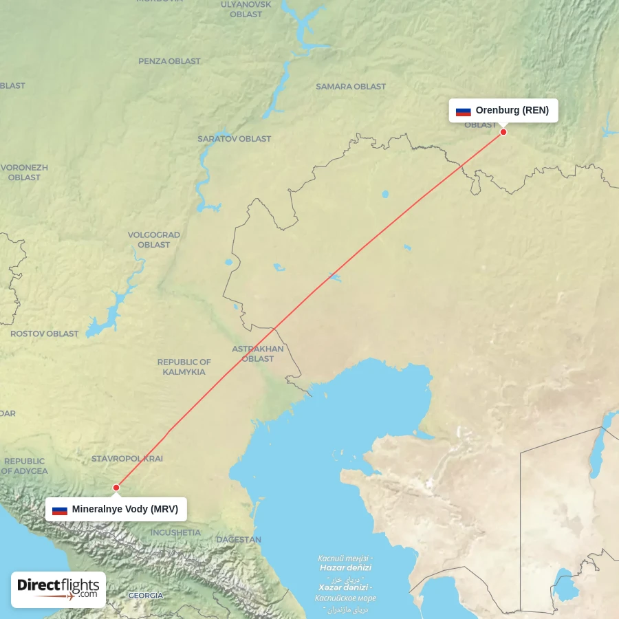 REN - MRV route map
