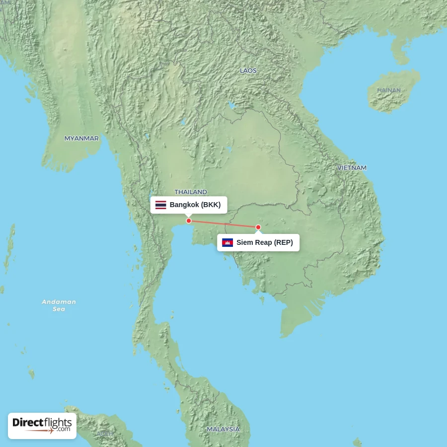 REP - BKK route map